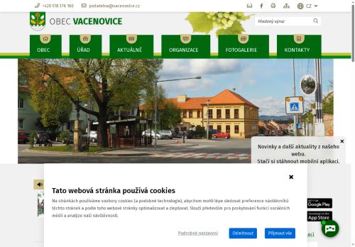 Zobrazit webové stránky Obecní úřad Vacenovice