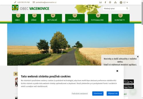 Zobrazit webové stránky Obecní úřad Vacenovice