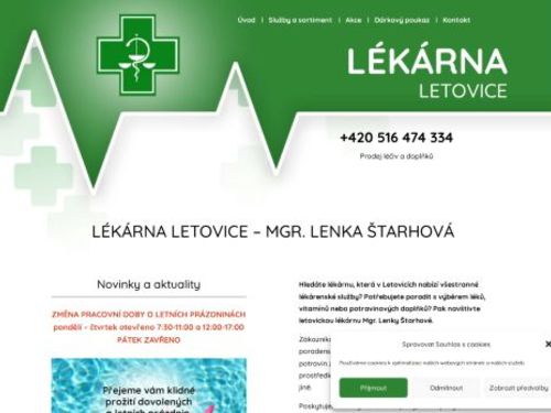 Lékárna Mgr. Štarhová Letovice