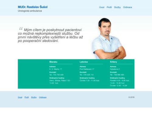 Urologická ambulance - MUDr. Rastislav Šušol