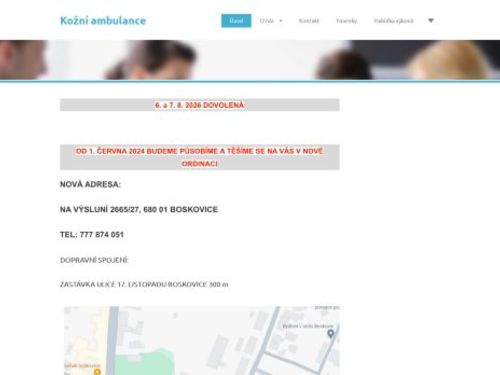 Kožní ambulance - MUDr. Martina Krejčířová