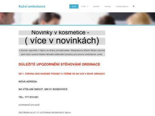 Kožní ambulance - MUDr. Martina Krejčířová