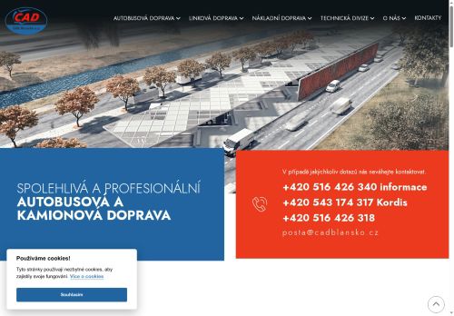 Zobrazit webové stránky ČAD Blansko, a.s.