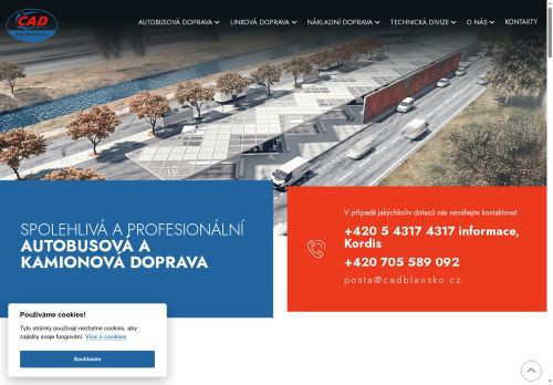 Zobrazit webové stránky ČAD Blansko, a.s.