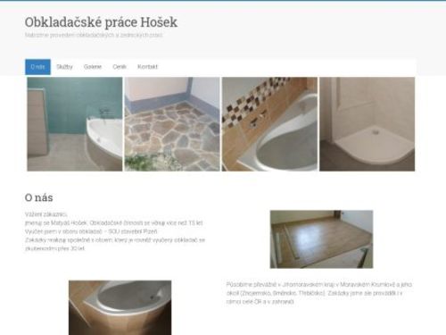 Obkladačské práce Hošek