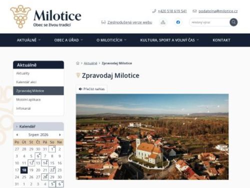 Zpravodaj Milotice