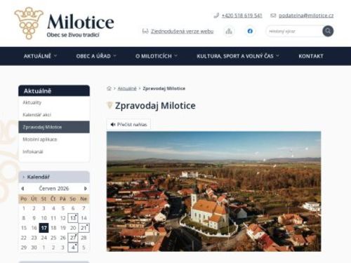 Zpravodaj Milotice