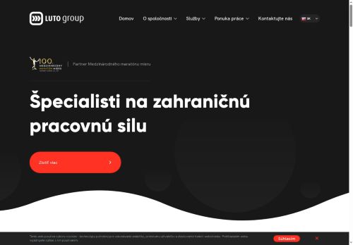 Webové stránky LUTO Automotive CZ, s.r.o., Modřice