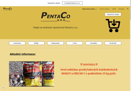 Zobrazit webové stránky PENTACO, spol. s r.o.
