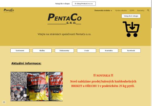 Zobrazit webové stránky PENTACO, spol. s r.o.