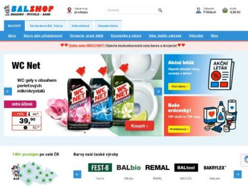 Barvy a laky - drogerie Balshop.cz