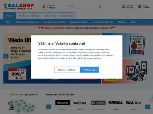 Barvy a laky - drogerie Balshop.cz