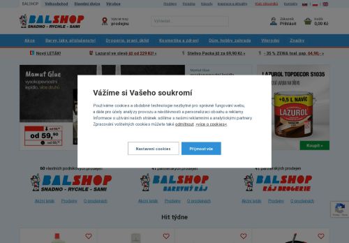 Zobrazit webové stránky Barvy a laky drogerie