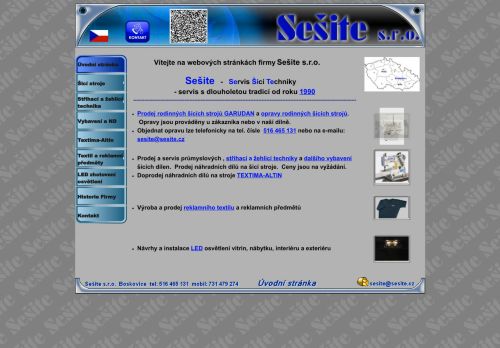 Zobrazit webové stránky SEŠITE, s.r.o.