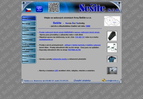 Zobrazit webové stránky SEŠITE, s.r.o.