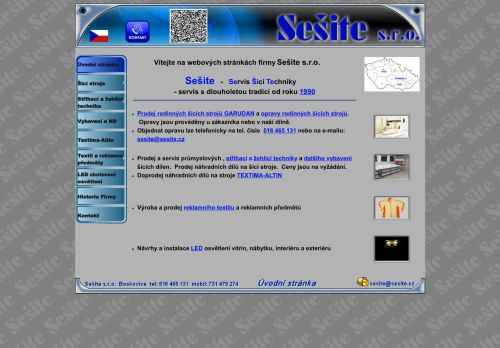 Zobrazit webové stránky SEŠITE, s.r.o.