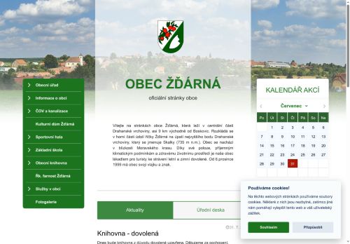 Zobrazit webové stránky Žďárná - obecní úřad