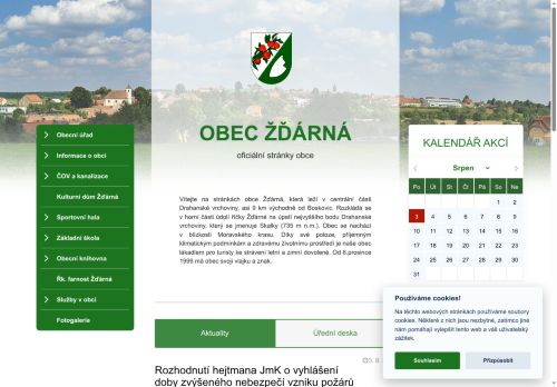 Zobrazit webové stránky Žďárná - obecní úřad
