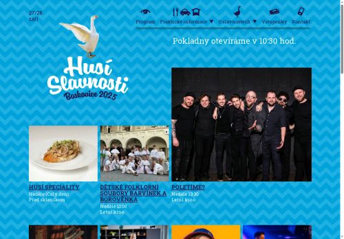 Zobrazit webové stránky Husí slavnosti v Boskovicích