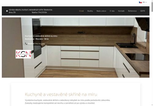 Zobrazit webové stránky Kuchyně-skříně - nábytek od nás