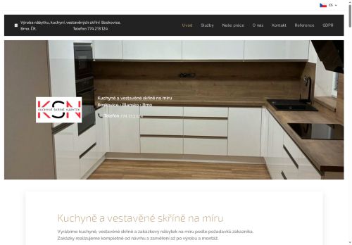 Zobrazit webové stránky Kuchyně-skříně - nábytek od nás