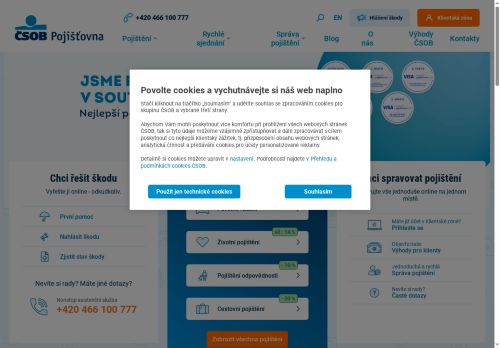 Zobrazit webové stránky ČSOB Pojišťovna