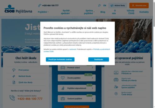 Webové stránky ČSOB pojišťovna, Mikulov