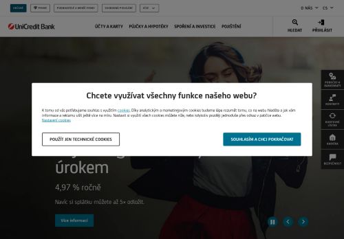 Zobrazit webové stránky UniCredit Bank Expres
