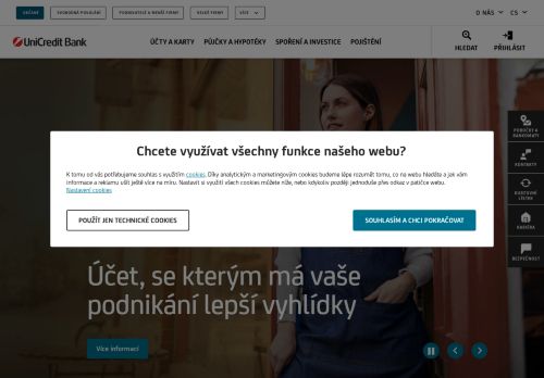 Zobrazit webové stránky UniCredit Bank Expres