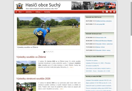 Zobrazit webové stránky SH ČMS - Sbor dobrovolných hasičů Suchý