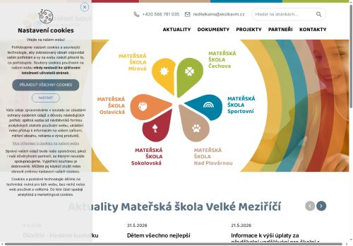 Mateřská škola Velké Meziříčí, příspěvková organizace nabízí práci na pozici samostatný kuchař (m/ž) v obci Velké Meziříčí