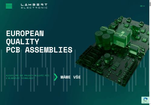 Webové stránky LAMBERT ELECTRONIC s.r.o., Staré Město