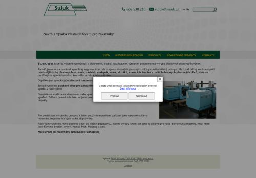 SuJuk, spol. s. r. o. nabízí práci na pozici seřizovač plastikářských strojů v obci Uherský Brod