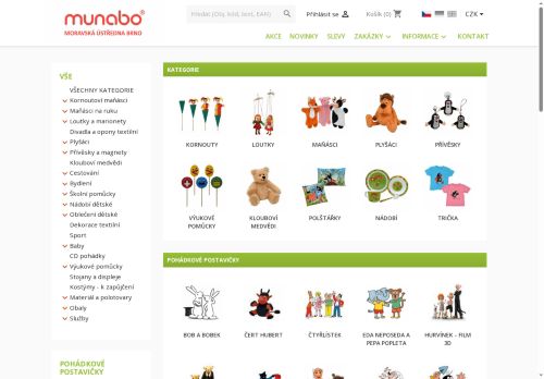 Webové stránky Moravská ústředna Brno, družstvo umělecké výroby, Brno