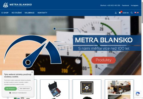 Zobrazit webové stránky METRA BLANSKO a.s.