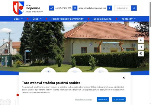 Zobrazit webové stránky Obecní úřad Popovice