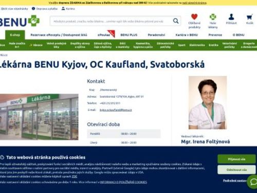 Lékárna Benu Kyjov, OC Kaufland