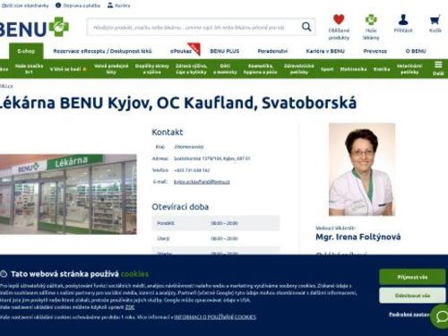 Lékárna Benu Kyjov, OC Kaufland