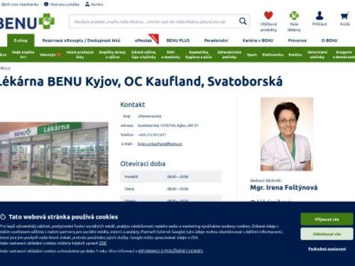 Lékárna Benu Kyjov, OC Kaufland