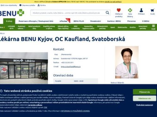 Lékárna Benu Kyjov, OC Kaufland