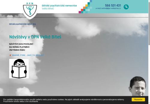 Zobrazit webové stránky Dětská psychiatrická nemocnice