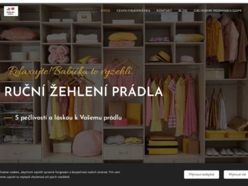 Babiččino žehlení
