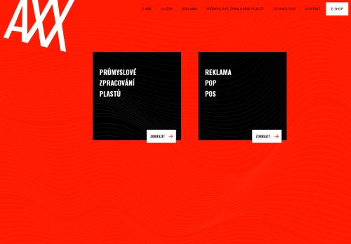 Zobrazit webové stránky AXX s. r. o.