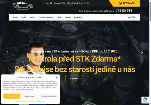 Zobrazit webové stránky Bartušek & Tandler Autoservis Pohořelice