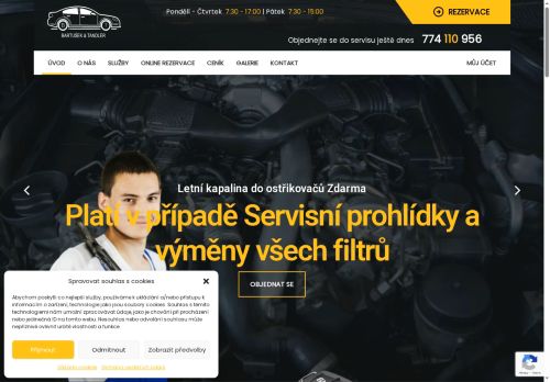 Zobrazit webové stránky Bartušek & Tandler Autoservis Pohořelice