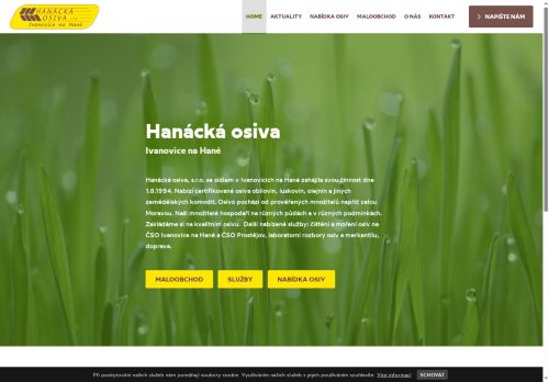 Hanácká osiva, s.r.o. nabízí práci na pozici Prodavač/ka zahrádkářských potřeb v obci Vyškov