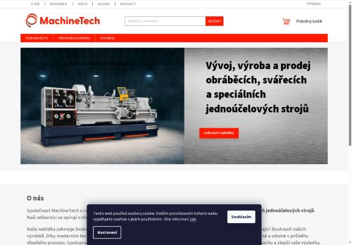 Zobrazit webové stránky MachineTech s.r.o.