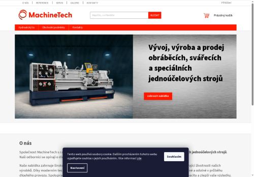 Zobrazit webové stránky MachineTech s.r.o.
