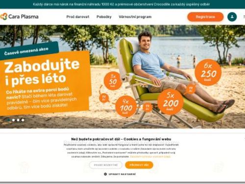 Cara Plasma - odběrové místo Kolín