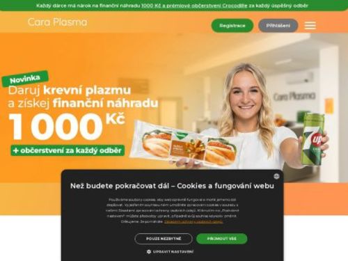 Cara Plasma - odběrové místo Kolín